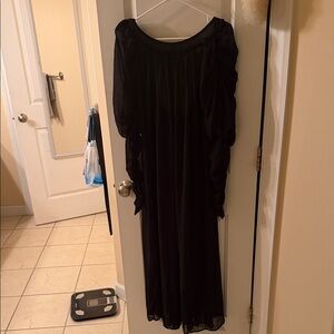 Zara Black Long Sleeve Dress